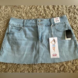 NWT Denim Jean Skirt
